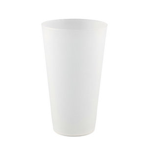 21oz Food Grade Plastic PP Clear Cup BPA Free Promotional Reusable Frost PP Cup