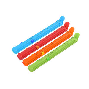 QM 16cm hot sale day markings plastic bag closure clip plastic bread bag clip with date